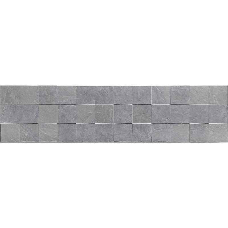 Mexen Icon Lyon Gris gres glazurat rekt. G1, placă de perete 120 x 30 cm, mat - TL712-120-030-54