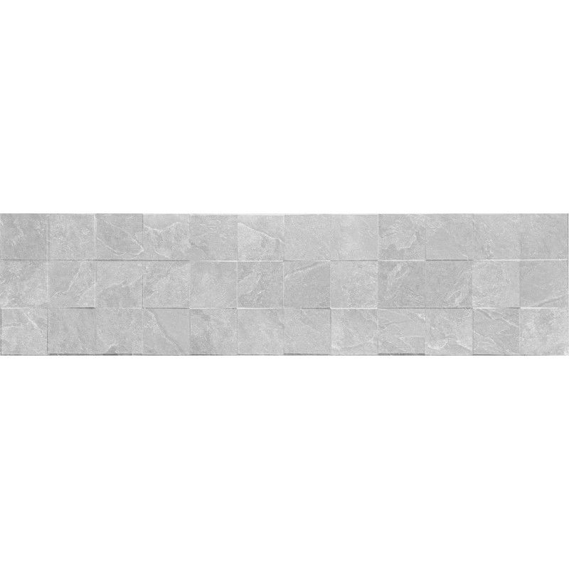 Mexen Icon Lyon Silver gres glazurat rectificat. G1, placă de perete 120 x 30 cm, mat - TL712-120-030-55