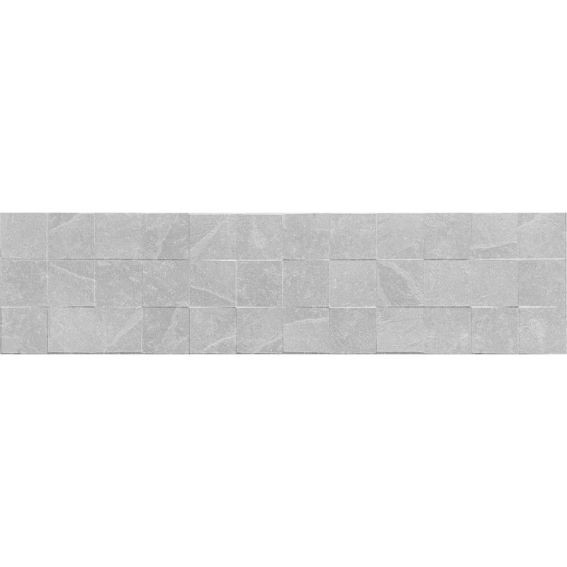 Mexen Icon Lyon Silver mázas gres rekt. G1, fali csempe 120 x 30 cm, matt - TL712-120-030-55