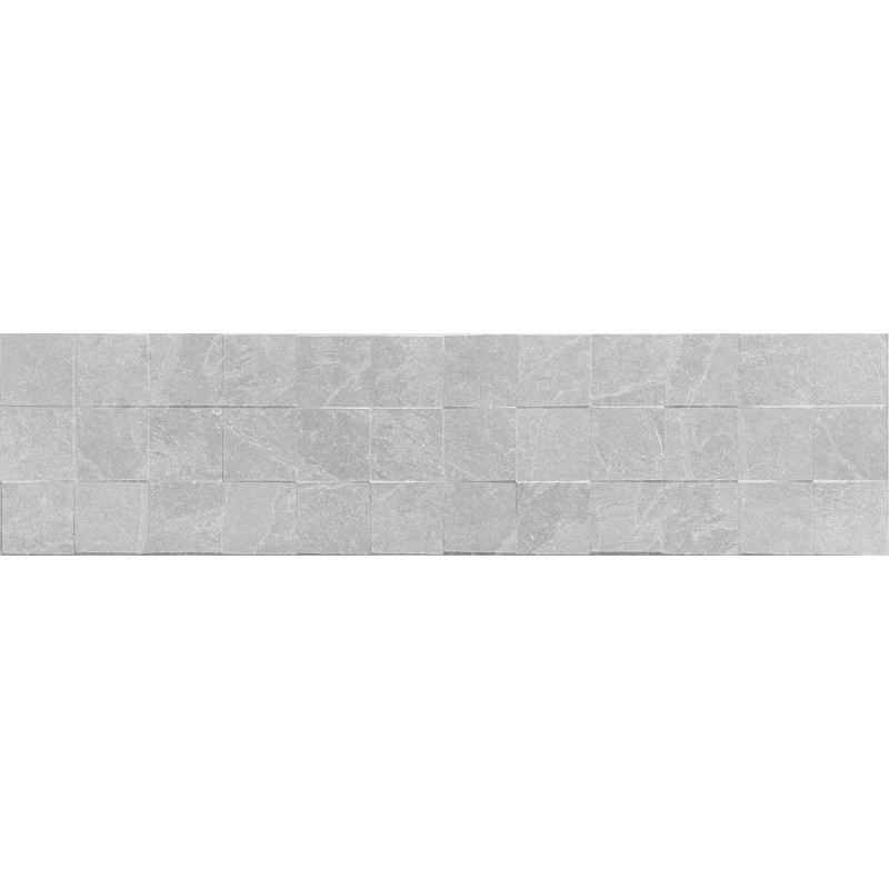 Mexen Icon Lyon Silver gres glazurat rect. G1, placă de perete 120 x 30 cm, mat - TL712-120-030-55