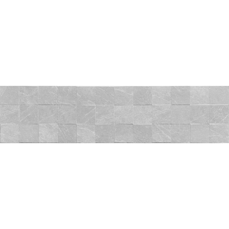 Mexen Icon Lyon Silver gres glazurat rect. G1, placă de perete 120 x 30 cm, mat - TL712-120-030-55