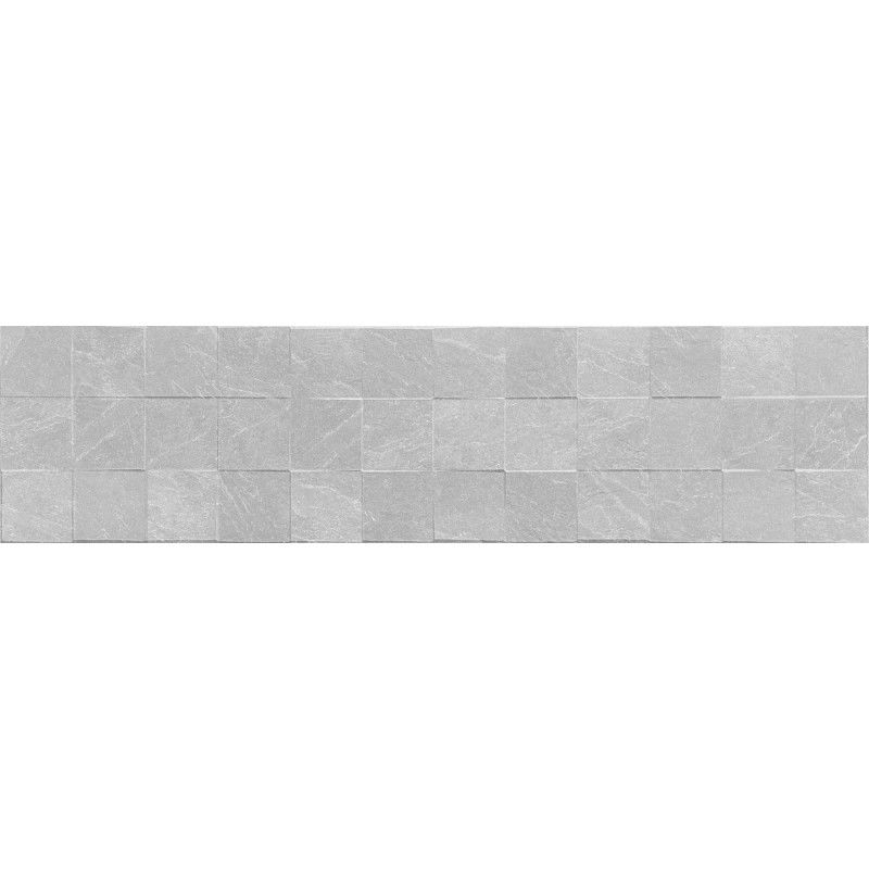 Mexen Icon Lyon Silver gres glazurat rectificat. G1, placă de perete 120 x 30 cm, mat - TL712-120-030-55