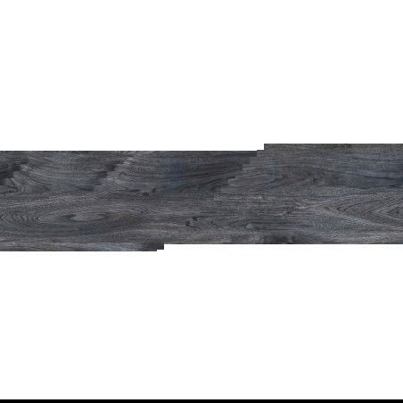 Mexen Riga Fekete mázas, rektifikált G1 gres, fa hatású padló- és falburkoló lap 120 x 30 cm, matt - TL713-120-030-00