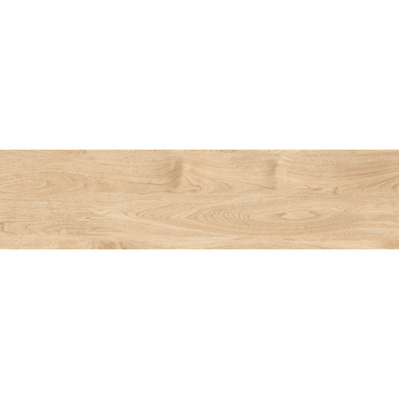 Mexen Riga Gres porțelanat rectificat Crema, placă cu aspect de lemn pentru podea și perete, 120 x 30 cm, mat