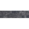 Mexen Riga Lyon Black gres glazurat rekificat G1, placă de perete asemănătoare lemnului 120 x 30 cm, mată - TL713-120-030-50
