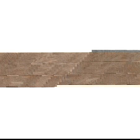 Mexen Riga Lyon Brown gres glazurat rectificat G1, placă cu aspect de lemn pentru podea-perete 120 x 30 cm, mat