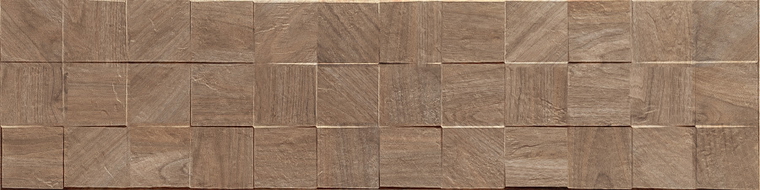 Mexen Riga Lyon Brown mázas rektifikált gres, fa hatású fali csempe 120 x 30 cm, matt - TL713-120-030-51