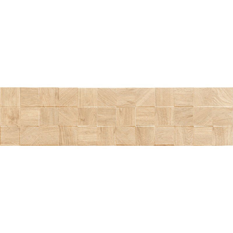 Mexen Riga Lyon Crema mázas matt G1, fa hatású padló- és fali csempe 120 x 30 cm, matt - TL713-120-030-53