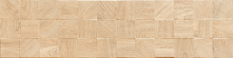 Mexen Riga Lyon Crema üveges porcelán, fa hatású fali lap 120 x 30 cm, matt - TL713-120-030-53