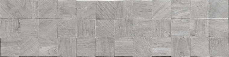 Mexen Riga Lyon Grey gres glazurat rectificat G1, placă de perete imitatie lemn 120 x 30 cm, mat - TL713-120-030-54