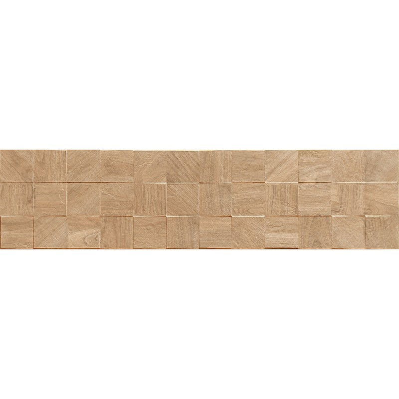Mexen Riga Lyon Honey gres glazurat rect. G1, placă cu aspect de lemn pentru podele și pereți 120 x 30 cm, mat