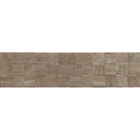 Mexen Riga Lyon Natural mázas gres rektifikált G1, fa hatású fali csempe 120 x 30 cm, matt - TL713-120-030-57