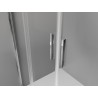 Mexen Exo-S Duo 3S cabina de duș cu 3 pereți, glisantă, 140 x 70 cm, transparentă, crom - 8152-140-070-01-00-3S