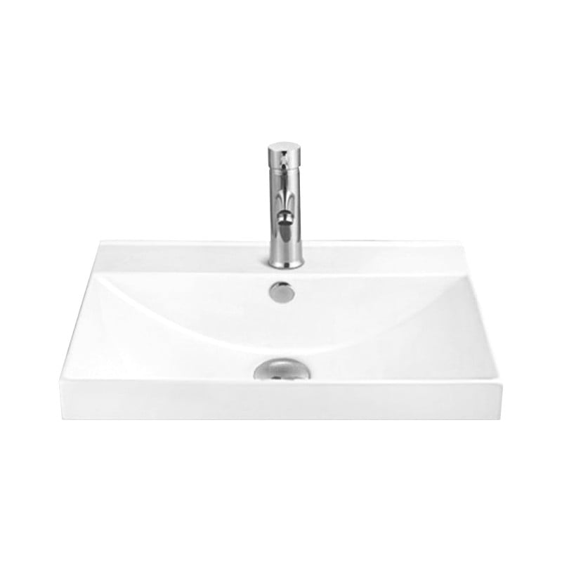 Mexen Mila chiuvetă Montaj încastrat în blat 60 x 46 cm, Albă - 25296000