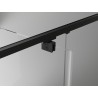 Mexen Exo-3S 3-falú nyíló zuhanykabin 130 x 110 cm, átlátszó, fekete - 819-130-110-70-00-3S