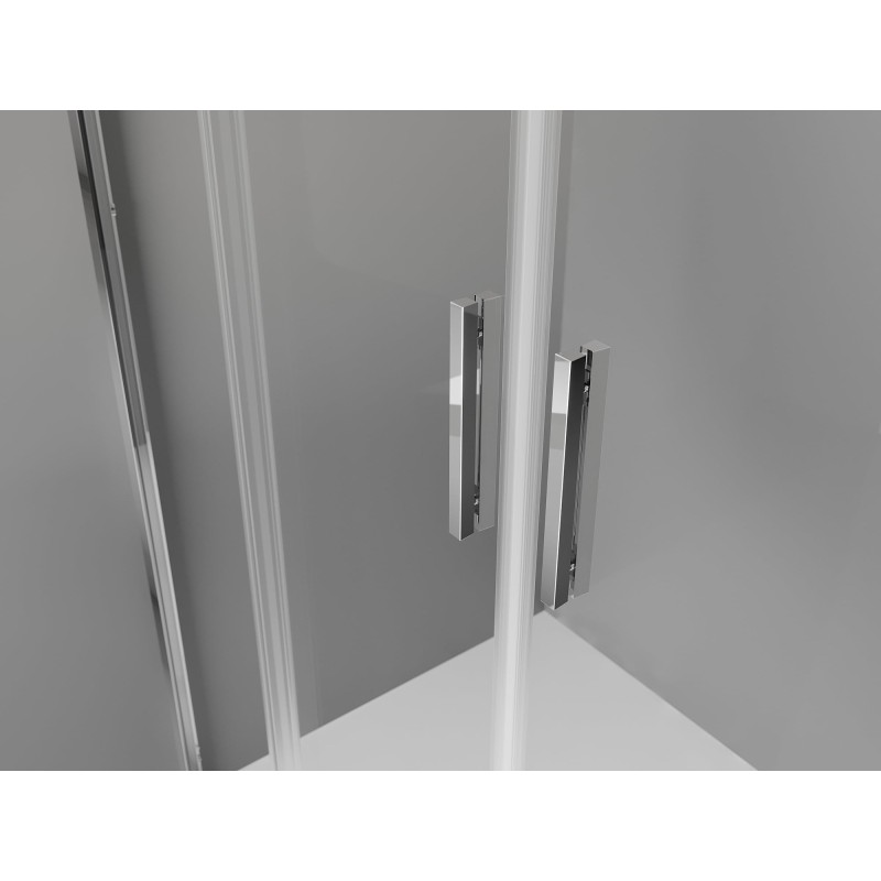 Mexen Exo-3S cabina de duș cu trei pereți culisante 200 x 85 cm, transparentă, crom - 8152-200-085-01-00-3S