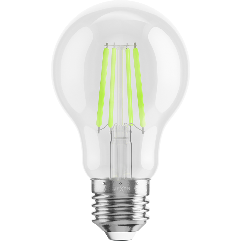 Mexen Vintis Bec LED filament E27, A60, 4W, 55 lm, verde - L150-E27-04XX-46