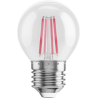 Mexen Vintis LED filament izzó E27, G45, 4W, 55 lm, piros - L156-E27-04XX-45
