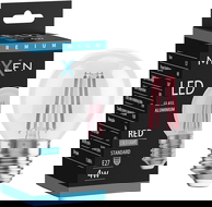Mexen Vintis Bec LED filament E27, G45, 4W, 55 lm, roșu - L156-E27-04XX-45