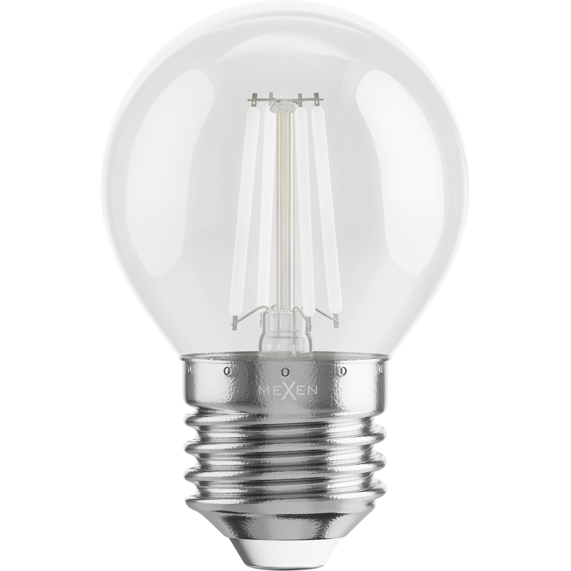 Mexen Vintis Bec LED filament E27, G45, 4W, 55 lm, albastru - L156-E27-04XX-47