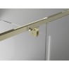 Mexen Exo-R 3S cabina de duș cu 3 pereți, batantă, 95 x 120 cm, transparentă, aurie - 819-095-120-50-00-3S