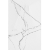 Mexen Hugo recea dreptunghiulară SMC 120 x 70 cm, piatră albă - 42157012