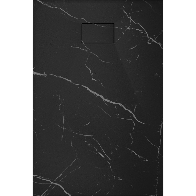 Mexen Hugo tăviță de duș dreptunghiulară SMC 130 x 80 cm, piatră neagră - 42758013