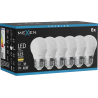 Mexen Nova 6x LED izzó E27, G45, 5W, Meleg - 3000K, 525 lm - L101-E27-0530-01x06