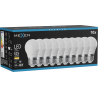 Mexen Nova 10x LED izzó E27, G45, 5W, Meleg - 3000K, 525 lm - L101-E27-0530-01x10