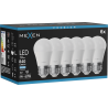 Mexen Nova 6x LED izzó E27, G45, 8W, Hideg - 6500K, 840 lm - L101-E27-0865-01x06