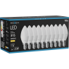 Mexen Nova 10x LED izzó E14, C37, 3W, Meleg - 3000K, 315 lm - L102-E14-0330-01x10