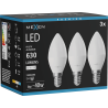 Mexen Nova 3x Bec LED E14, C37, 6W, Neutru - 4000K, 630 lm - L102-E14-0640-01x03