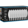 Mexen Nova 10x Bec LED E14, C37, 10W, Neutru - 4000K, 1055 lm - L102-E14-1040-01x10