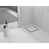 Mexen Flat-Q M13 rigolă podea pătrată 15 x 15 cm, inox - 1010015