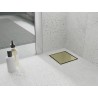 Mexen Flat-Q M13 scurgere de podea pătrată 12 x 12 cm, auriu - 1510012