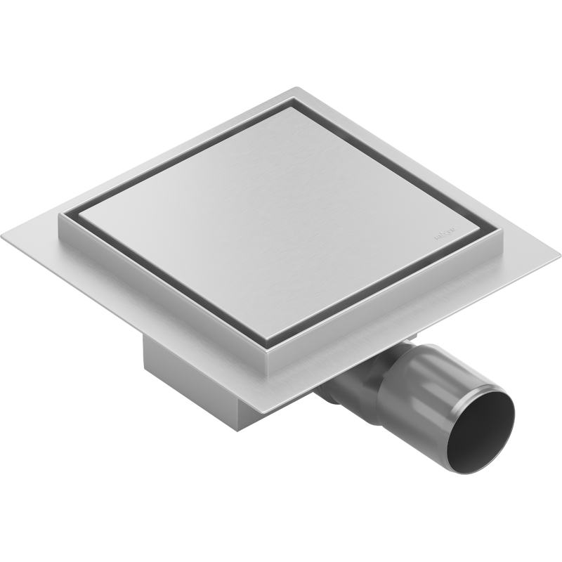 Mexen Flat-Q M13 gura de scurgere pătrată 20 x 20 cm, inox - 1010020