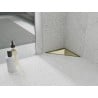 Mexen Flat-T M13 scurgere de podea triunghiulară 20 x 20 cm, aurie - 1510320