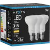 Mexen Nova 3x LED izzó E14, R50, 3W, Meleg - 3000K, 315 lm - L103-E14-0330-01x03