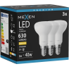 Mexen Nova 3x LED izzólámpa E14, R50, 6W, Meleg - 3000K, 630 lm - L103-E14-0630-01x03