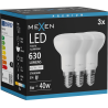 Mexen Nova 3x Bec LED E14, R50, 6W, Neutru - 4000K, 630 lm - L103-E14-0640-01x03
