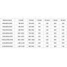 Mexen Exo-S Duo cabina de duș semicirculară culisantă 100 x 100 cm, transparentă, aurie - 8132-100-100-50-00