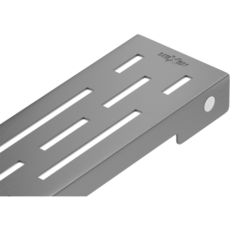 Mexen Flat M01 mască de scurgere liniară 80 cm, gri metalizat periat - 1E20080