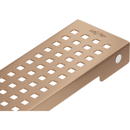 Mexen Flat M08 maszkoló a vonalmenti vízelvezetőhöz 50 cm, kefélt réz - 1C25050