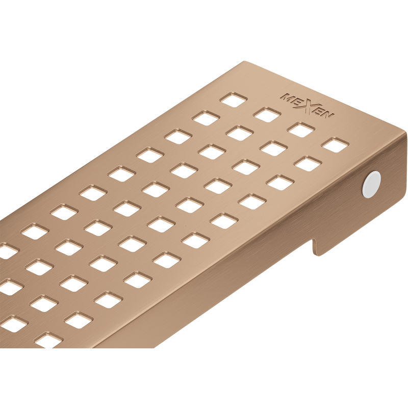 Mexen Flat M08 capac pentru canal de scurgere liniară 90 cm, cupru periat - 1C25090