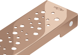 Mexen Flat M12 mască pentru scurgerea liniară 50 cm, aur roz - 1621050
