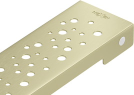 Mexen Flat Capac de mascare M12 pentru scurgere liniară 90 cm, auriu periat - 1A21090