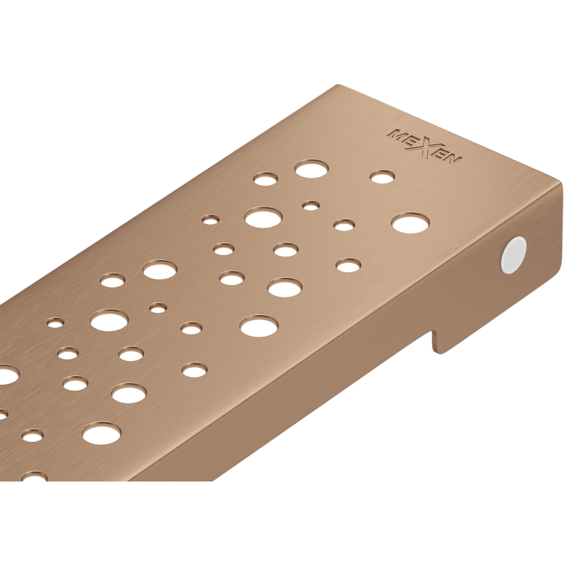 Mexen Flat M12 masca pentru rigola de duș 80 cm, cupru periat - 1C21080