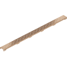 Mexen Flat M12 lineáris lefolyó maszkoló 90 cm, kefélt réz - 1C21090