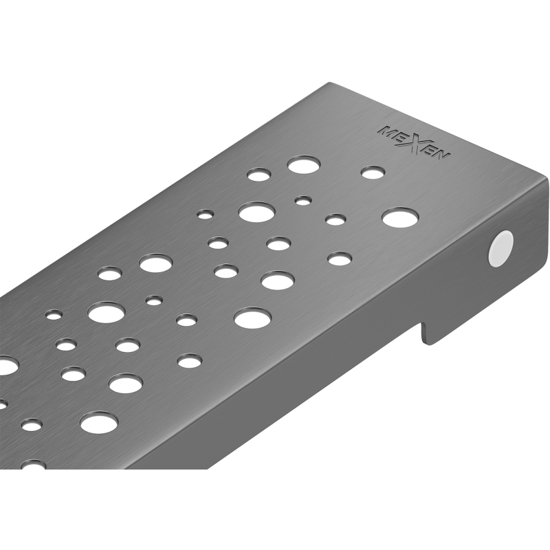 Mexen Flat M12 masca pentru rigolă de 50 cm, gri armă periat - 1E21050