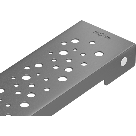 Mexen Flat M12 60 cm-es burkolat a vonalmenti lefolyóhoz. gun gray kefe - 1E21060